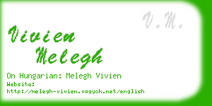 vivien melegh business card